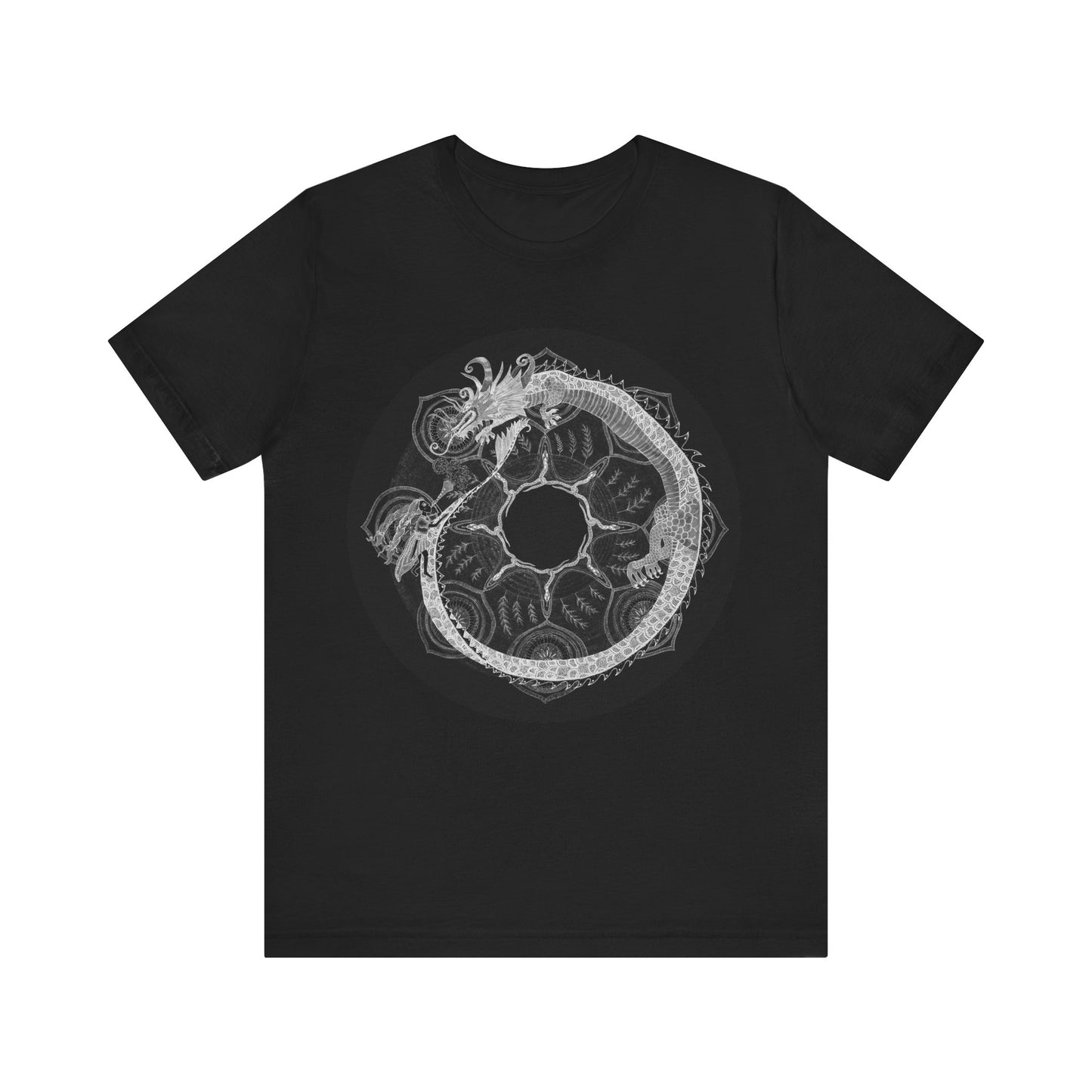 Special Edition "I am Dragon" Man Black White Color Tee
