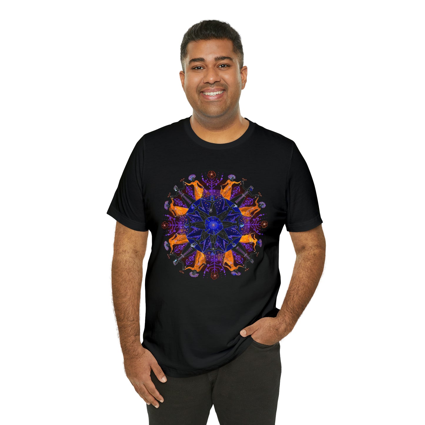 Unisex Special Edition "Dancers" Black Orange Purple