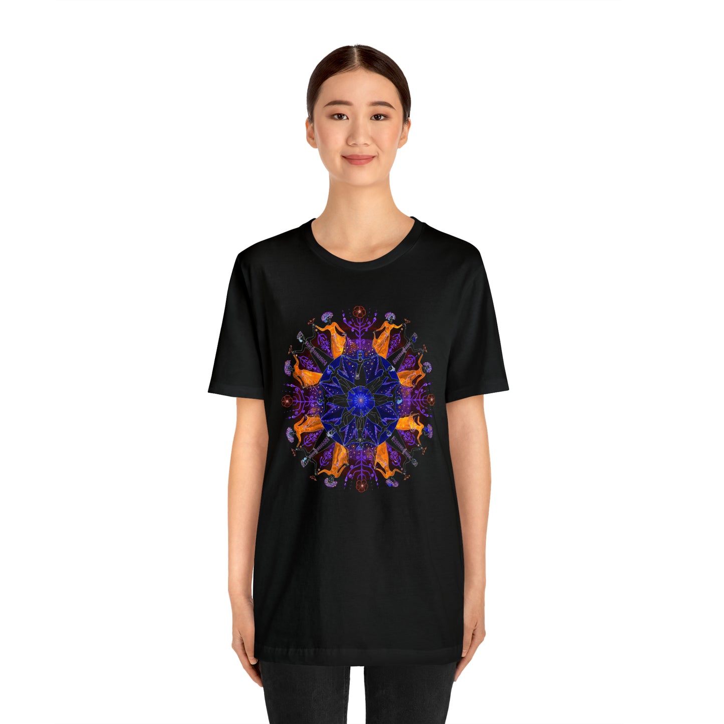 Unisex Special Edition "Dancers" Black Orange Purple