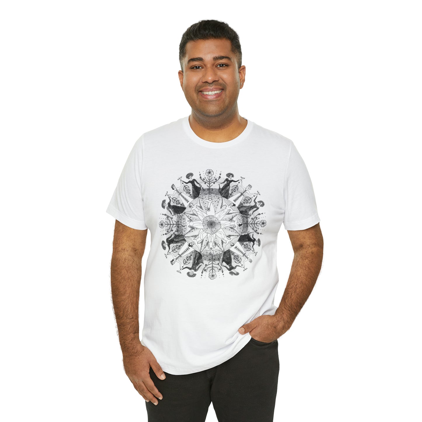 Unisex Special Edition "Dancers" Black&White Tee