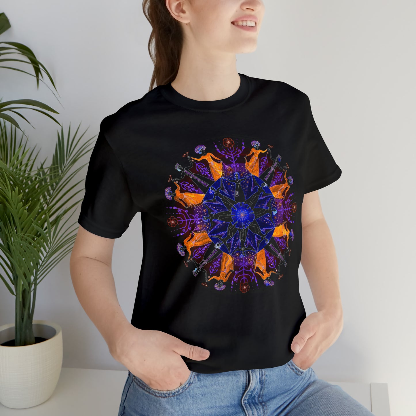 Unisex Special Edition "Dancers" Black Orange Purple