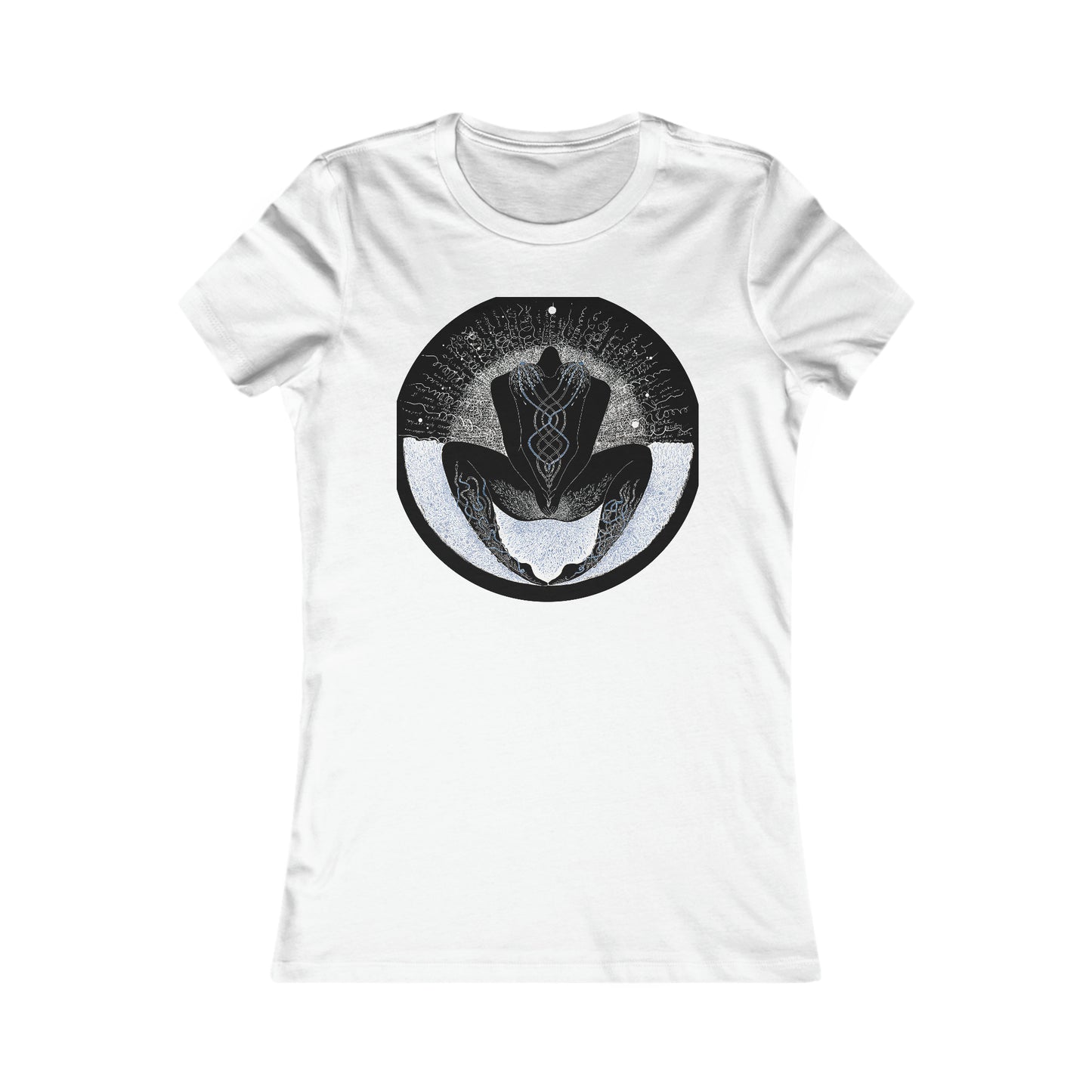 Art T Shirt (Poem) black blue