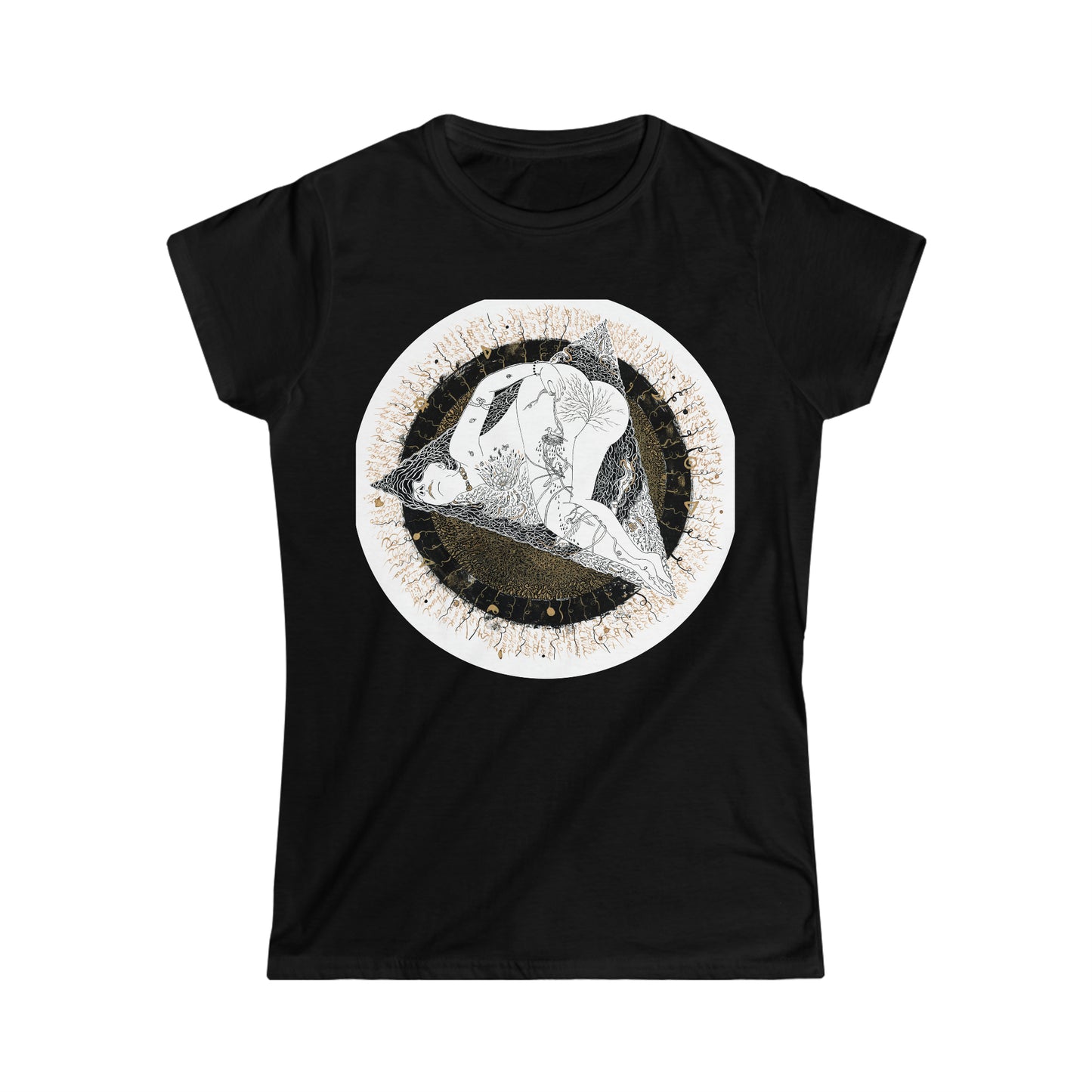 Art T Shirt (Lust Of Life) Semi Slim Fit White