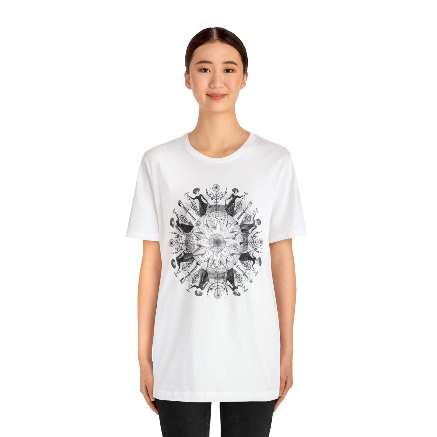Unisex Special Edition "Dancers" Black&White Tee