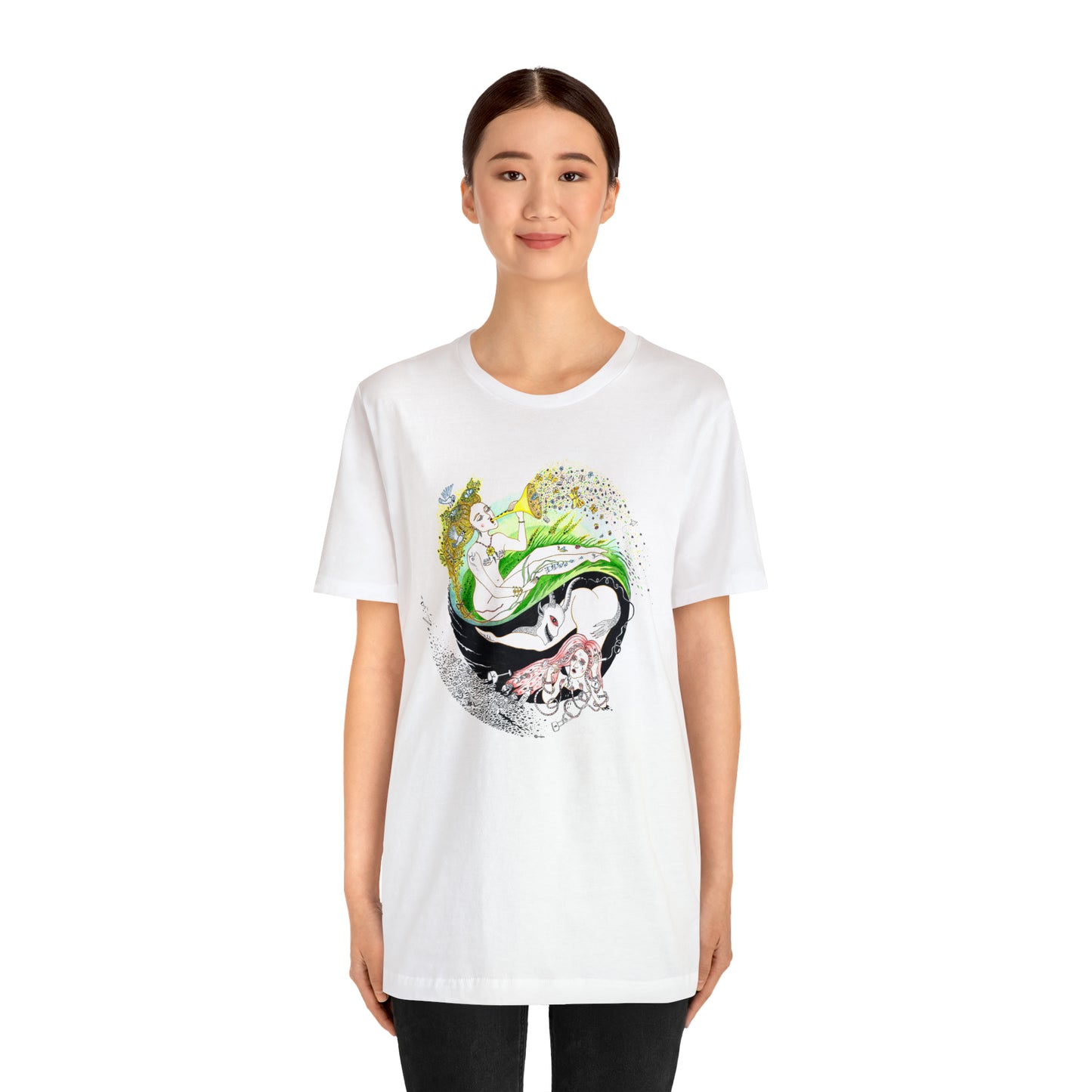 Special Edition "Circle Of Life" Man White Colored Tee