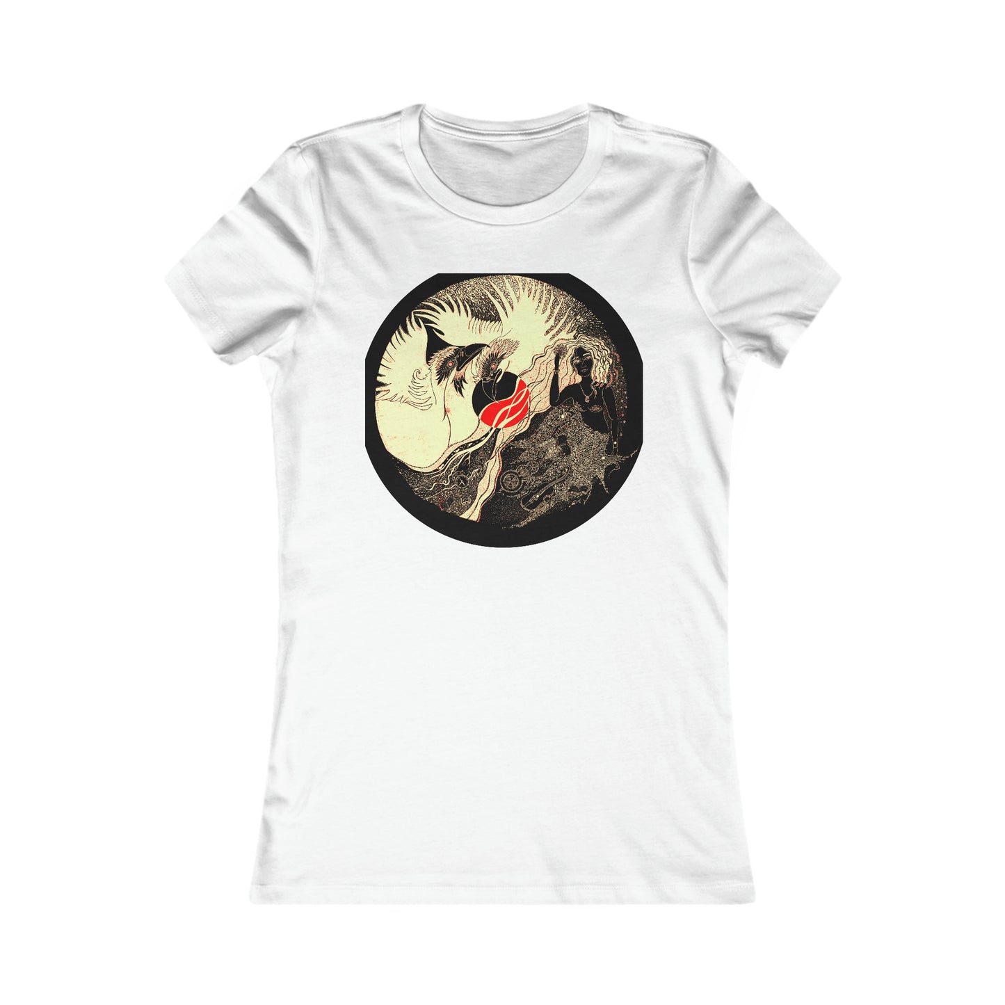 Art T Shirt (Magic Of Life) black red
