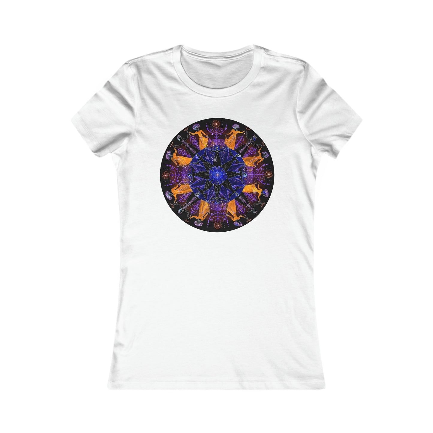 Women's Special Edition "Dancers" Slim Fit Black Orange Purple