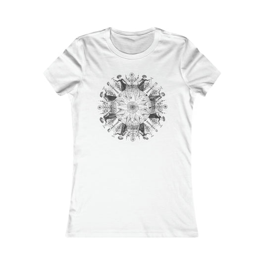 Women's Special Edition "Dancers" Slim Fit Black&White Tee