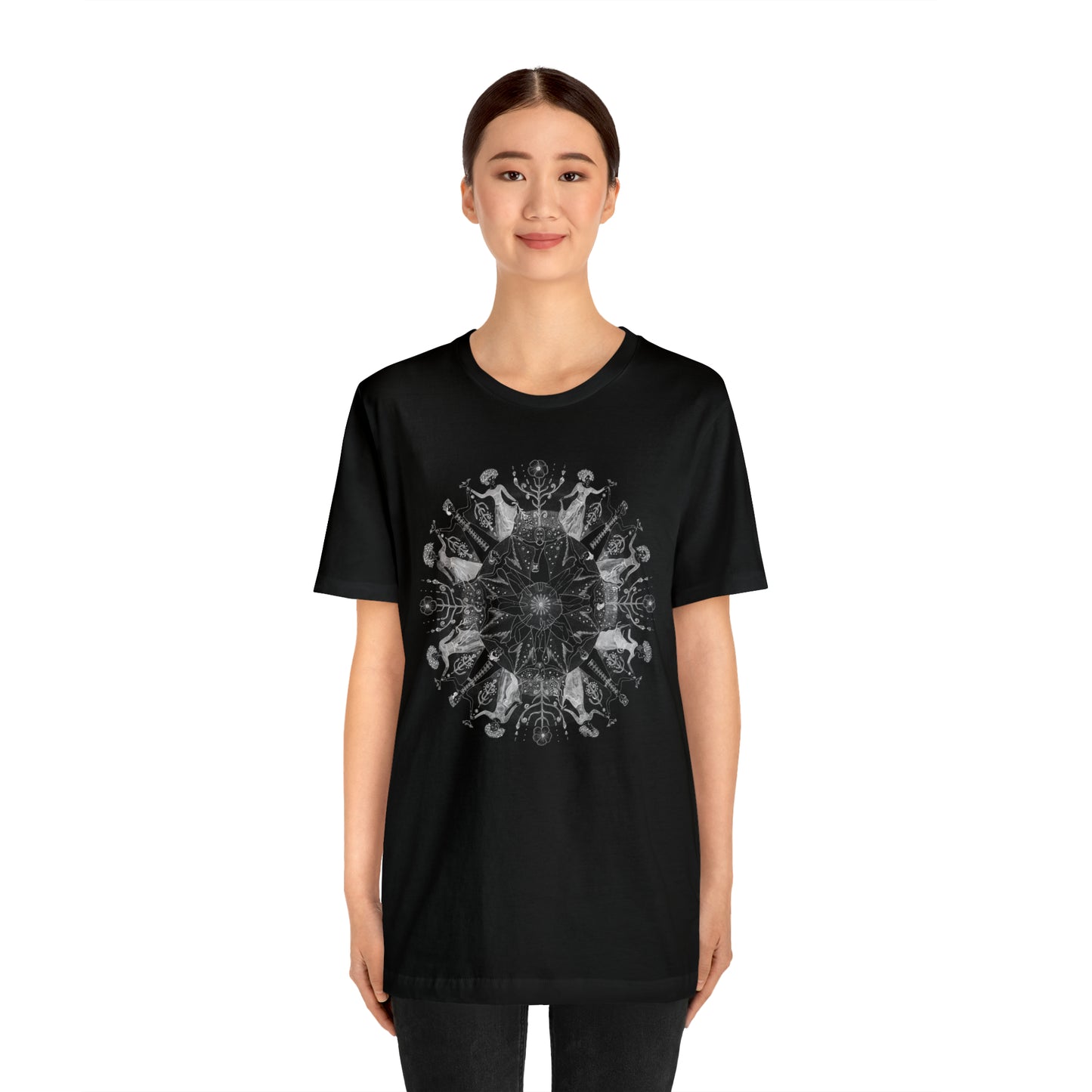 Unisex Special Edition "Dancers" Black White Tee