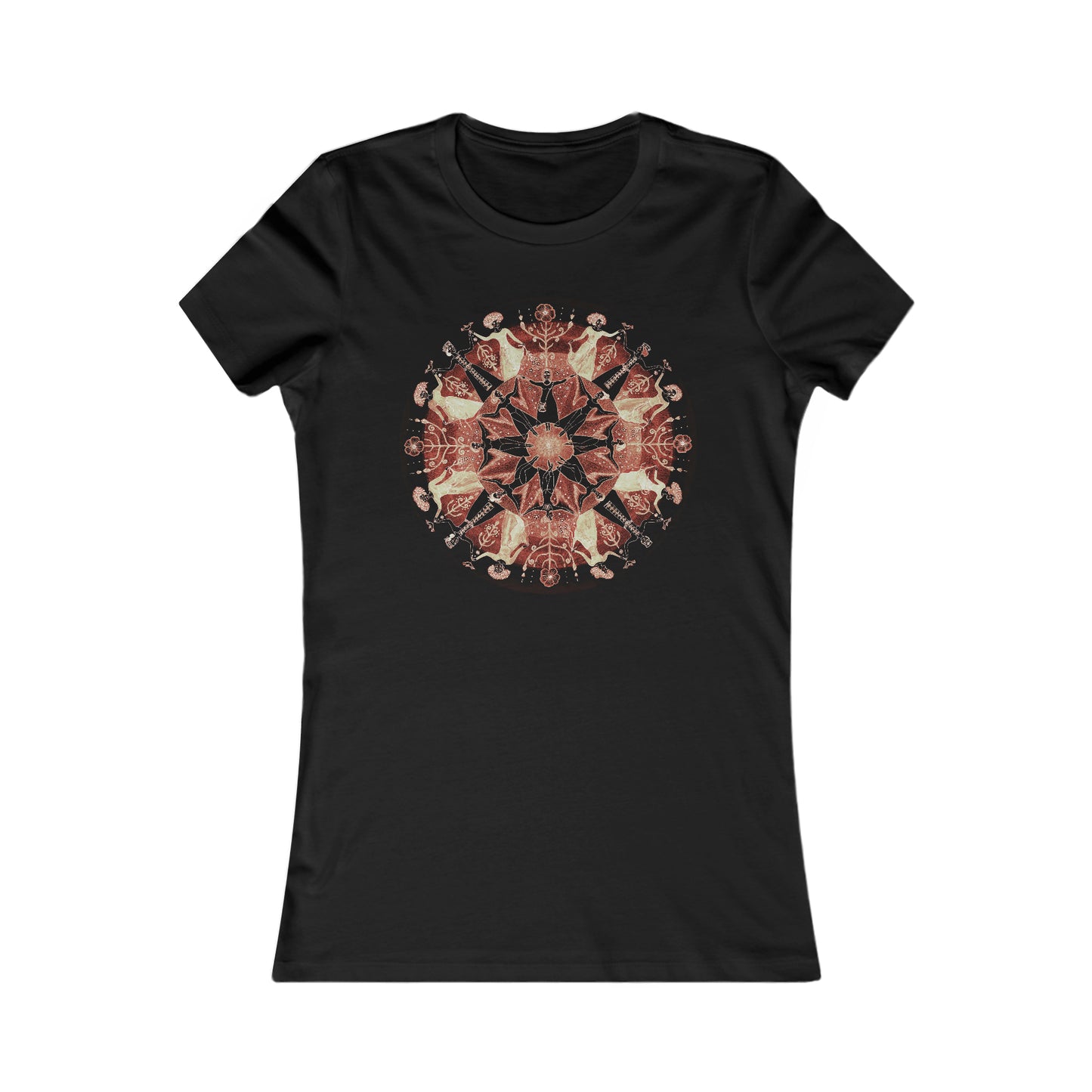 Women's Special Edition "Dancers" Slim Fit Black Red Tan Colors