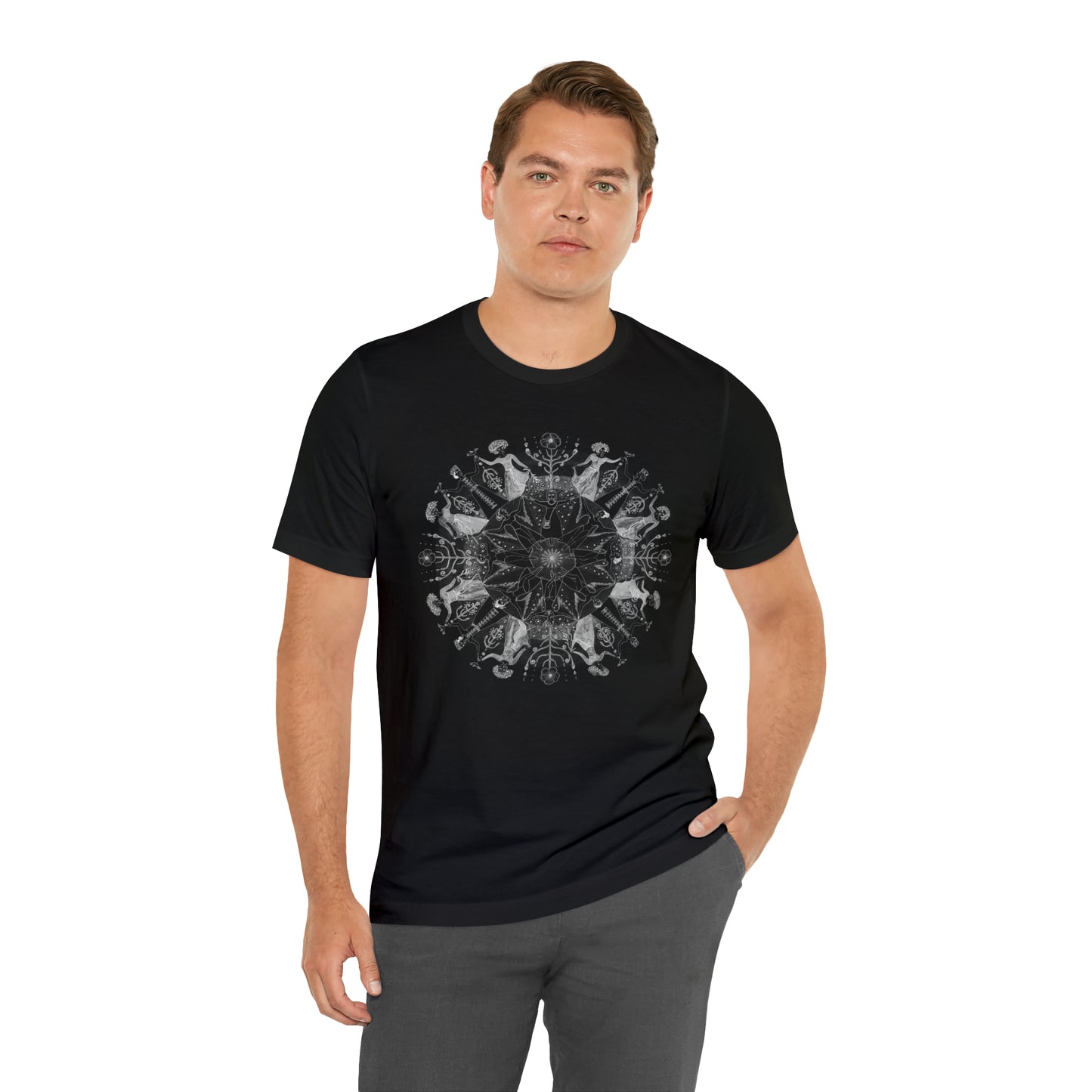 Unisex Special Edition "Dancers" Black White Tee