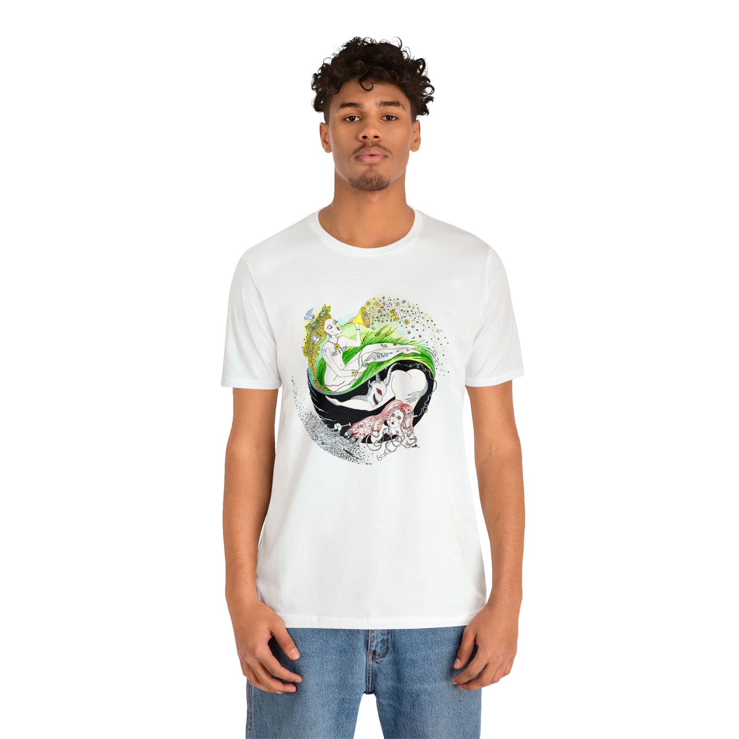 Special Edition "Circle Of Life" Man White Colored Tee