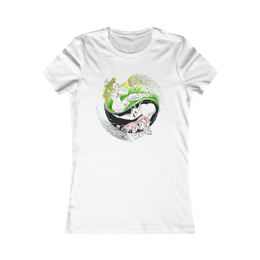 Women's Special Edition "Circle Of Wine" Slim Fit Color Tee