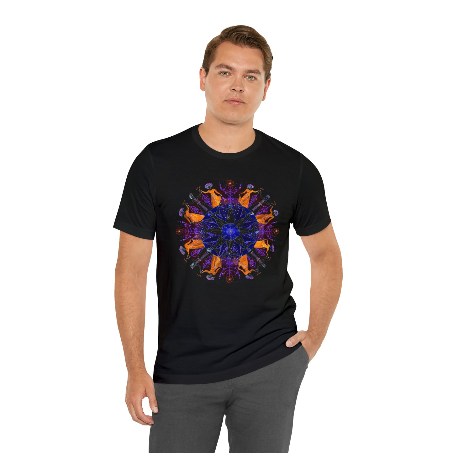 Unisex Special Edition "Dancers" Black Orange Purple