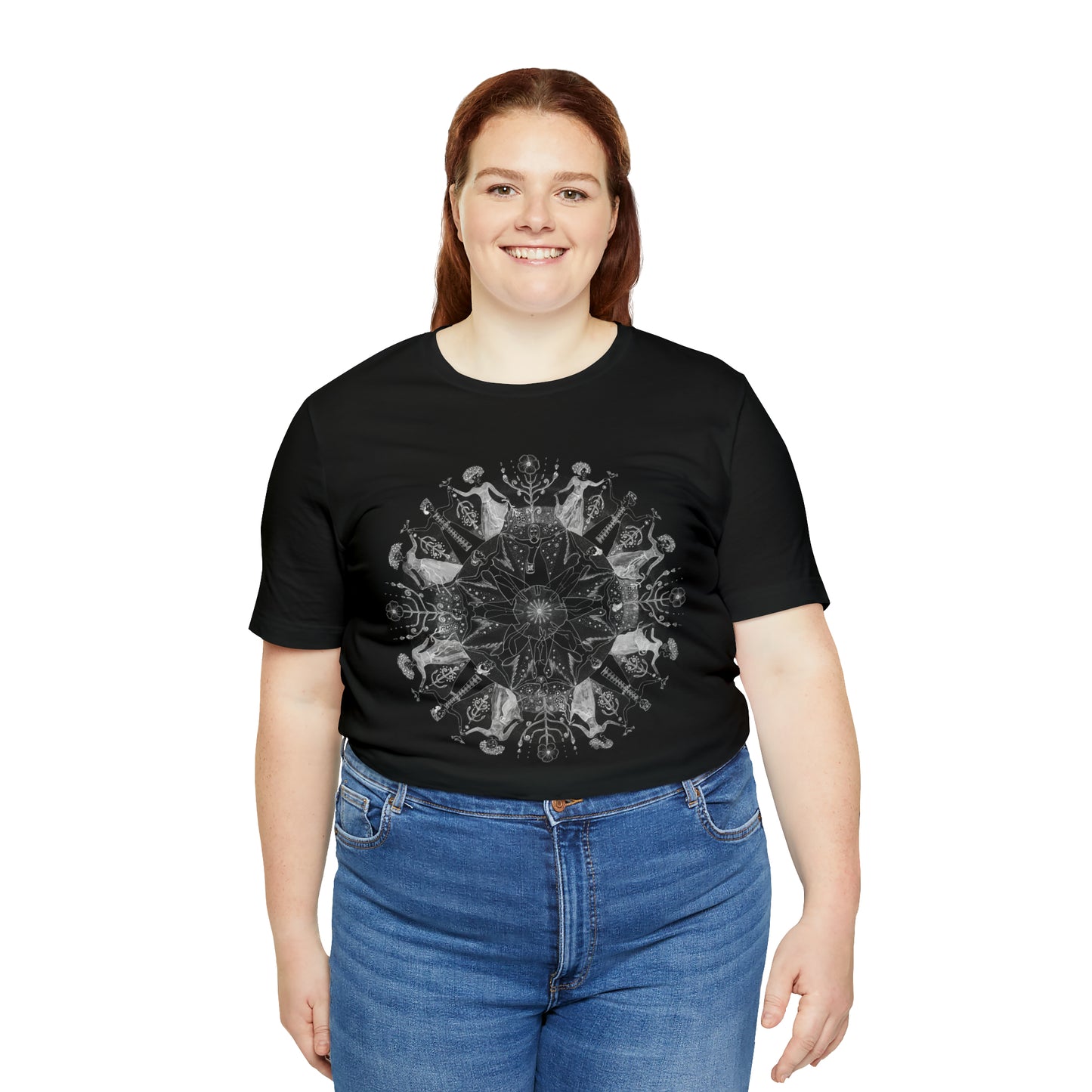 Unisex Special Edition "Dancers" Black White Tee