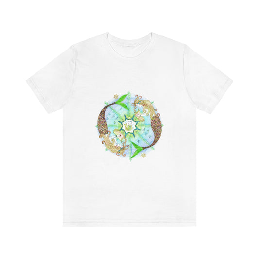 Zodiac Sign T Shirt (Pisces) Unisex Regular Fit