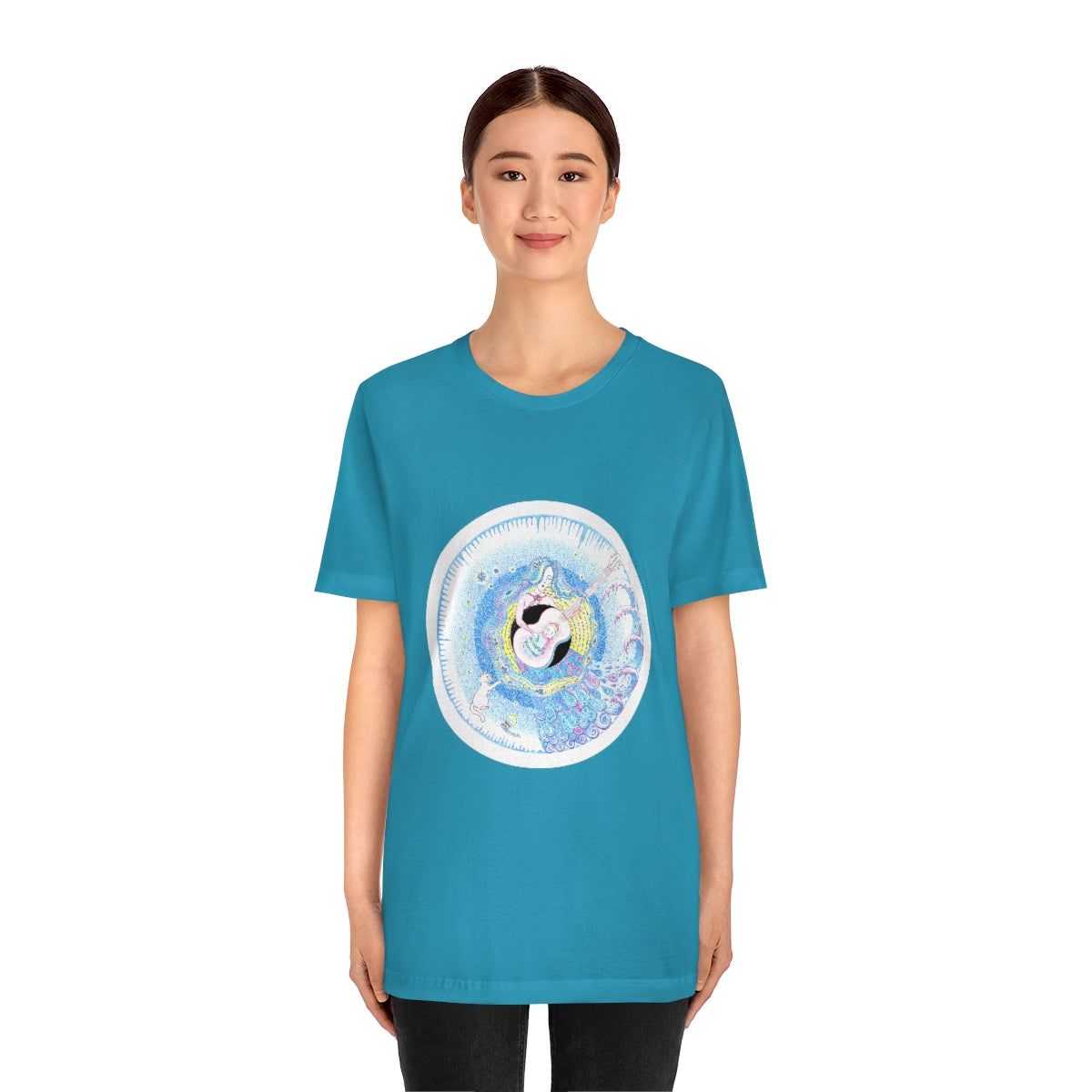 Zodiac Sign T Shirt (Aquarius) Unisex Regular Fit
