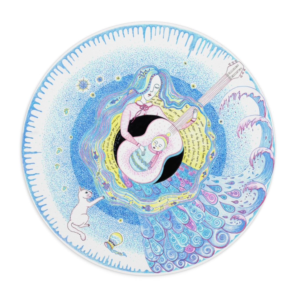 Zodiac Sign Mouse Pad (Aquarius)