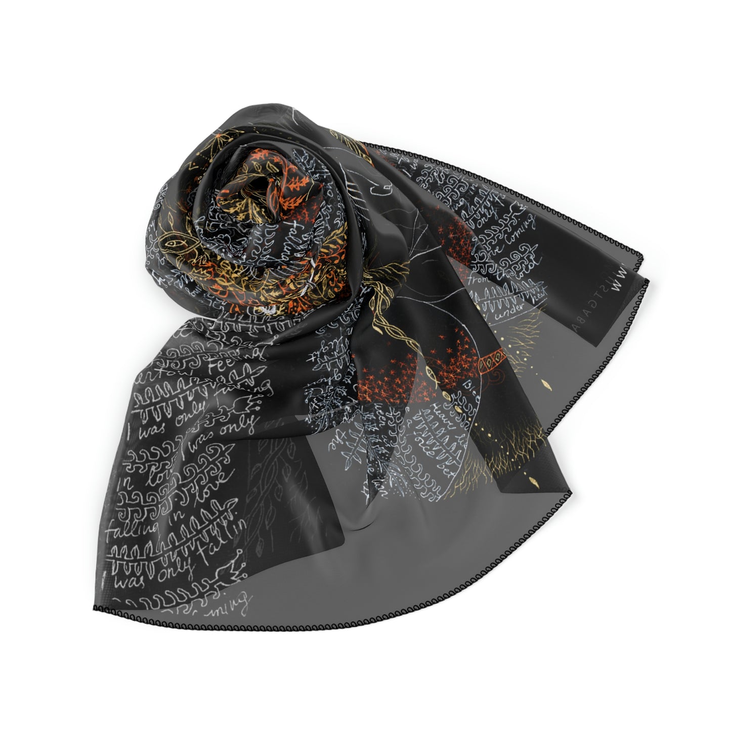 Chinese Years Zodiac Sign Poly Scarf (Rabbit)