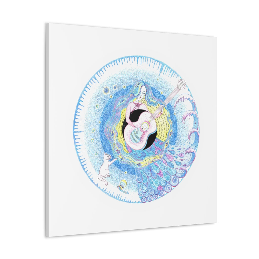 Zodiac Sign Canvas (Aquarius)