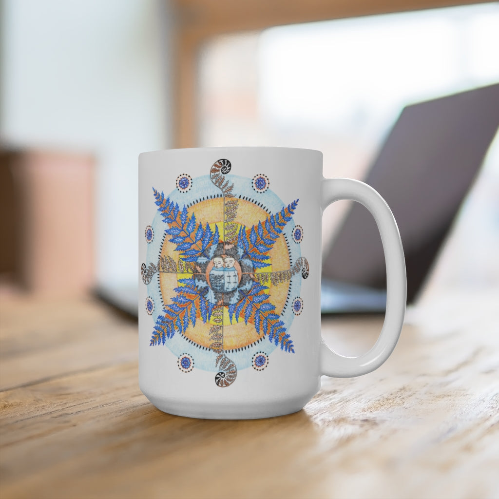Art Mug (Lullaby of Fern Flower) 15oz