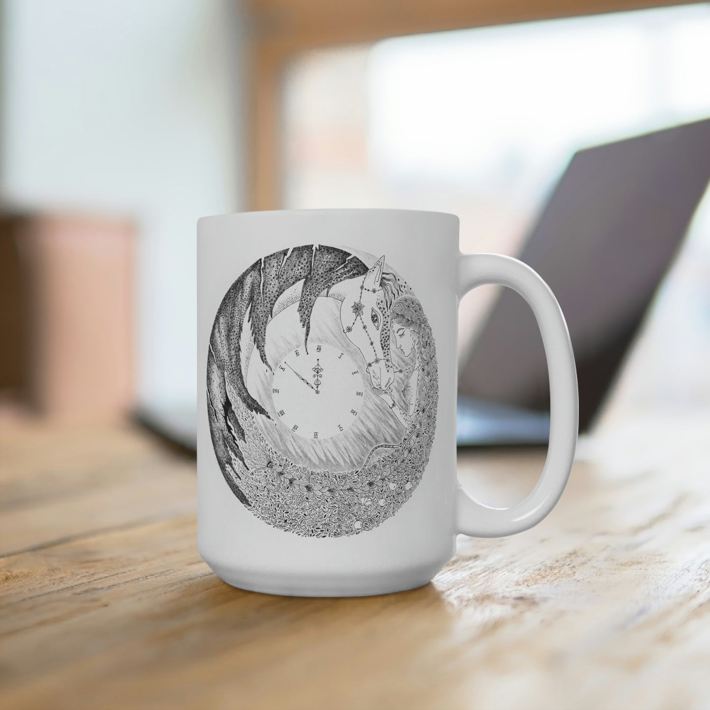 Chinese Zodiac Sign (Horse) Mug 15oz Limited Edition