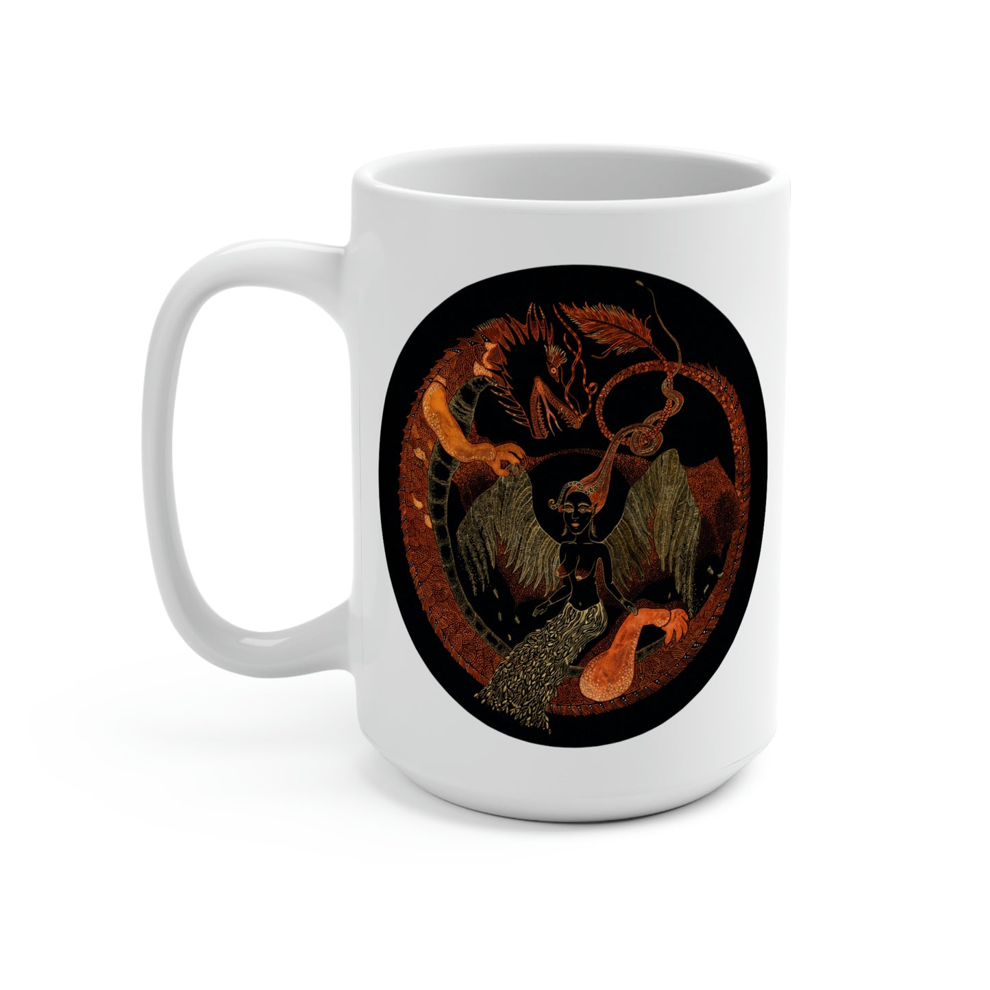 Chinese Zodiac Sign (Dragon) Mug 15oz