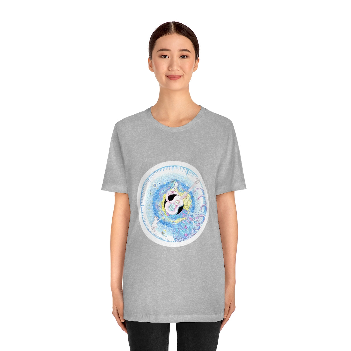 Zodiac Sign T Shirt (Aquarius) Unisex Regular Fit