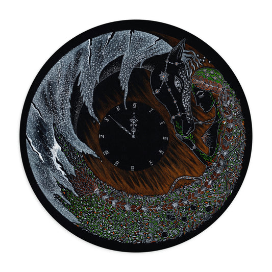 Chinese Zodiac Sign Mouse Pad (Horse)