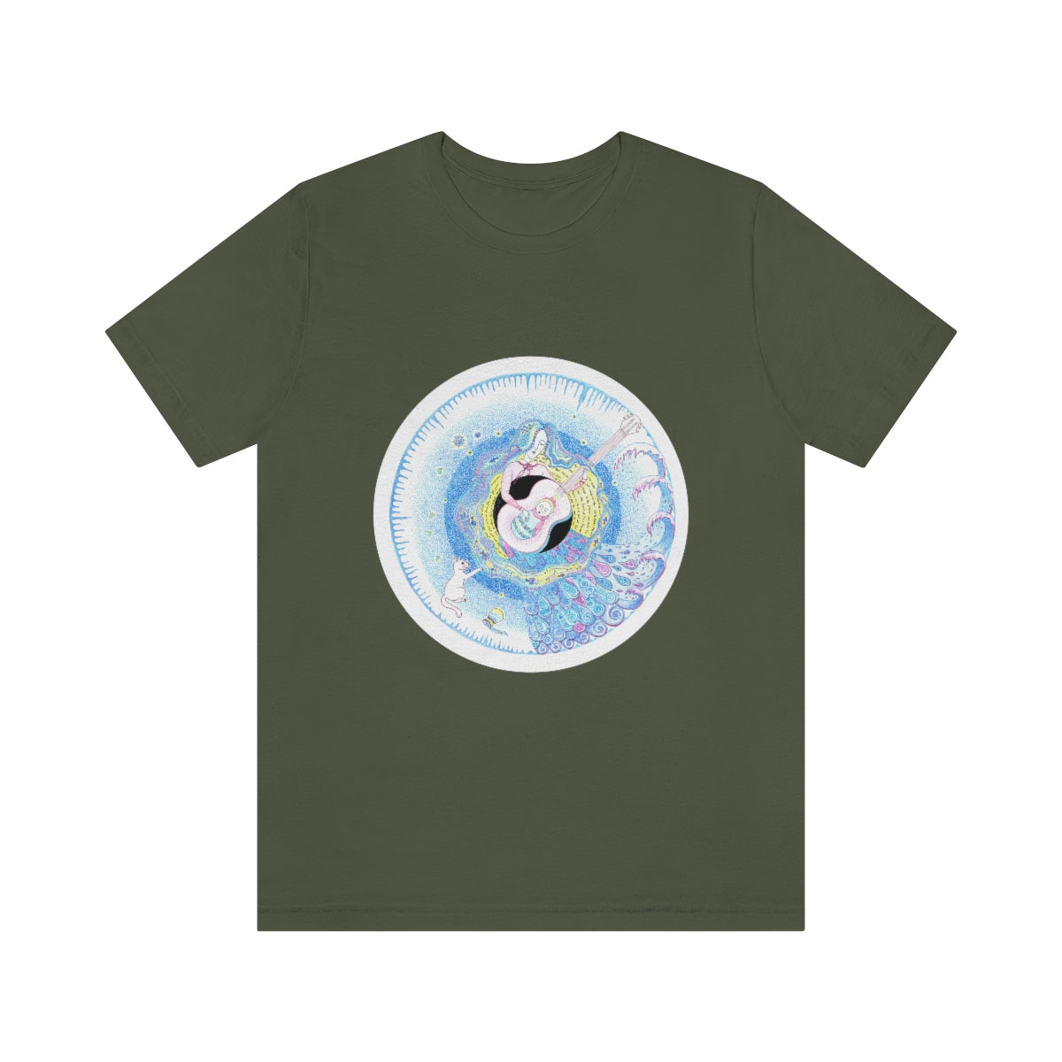 Zodiac Sign T Shirt (Aquarius) Unisex Regular Fit