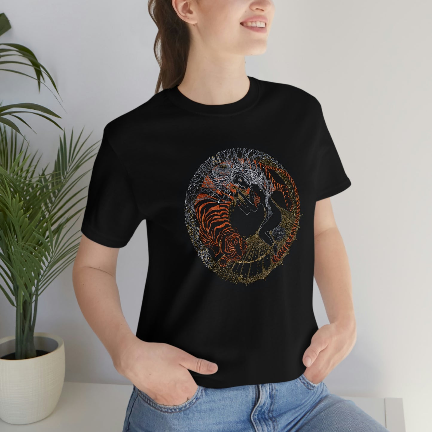 Chinese Zodiac Sign T Shirt (Tiger) Unisex Regular Fit