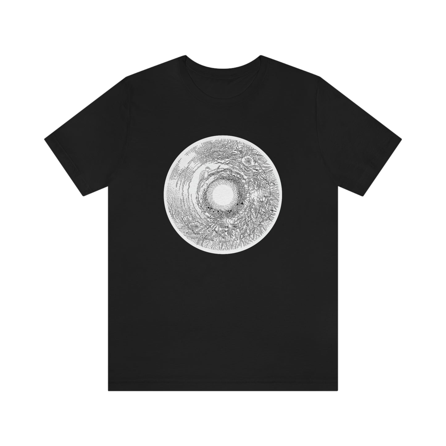 Art T Shirt (Birds) Unisex Regular Fit White