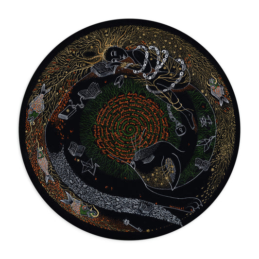 Chinese Zodiac Sign Mouse Pad (Cat)