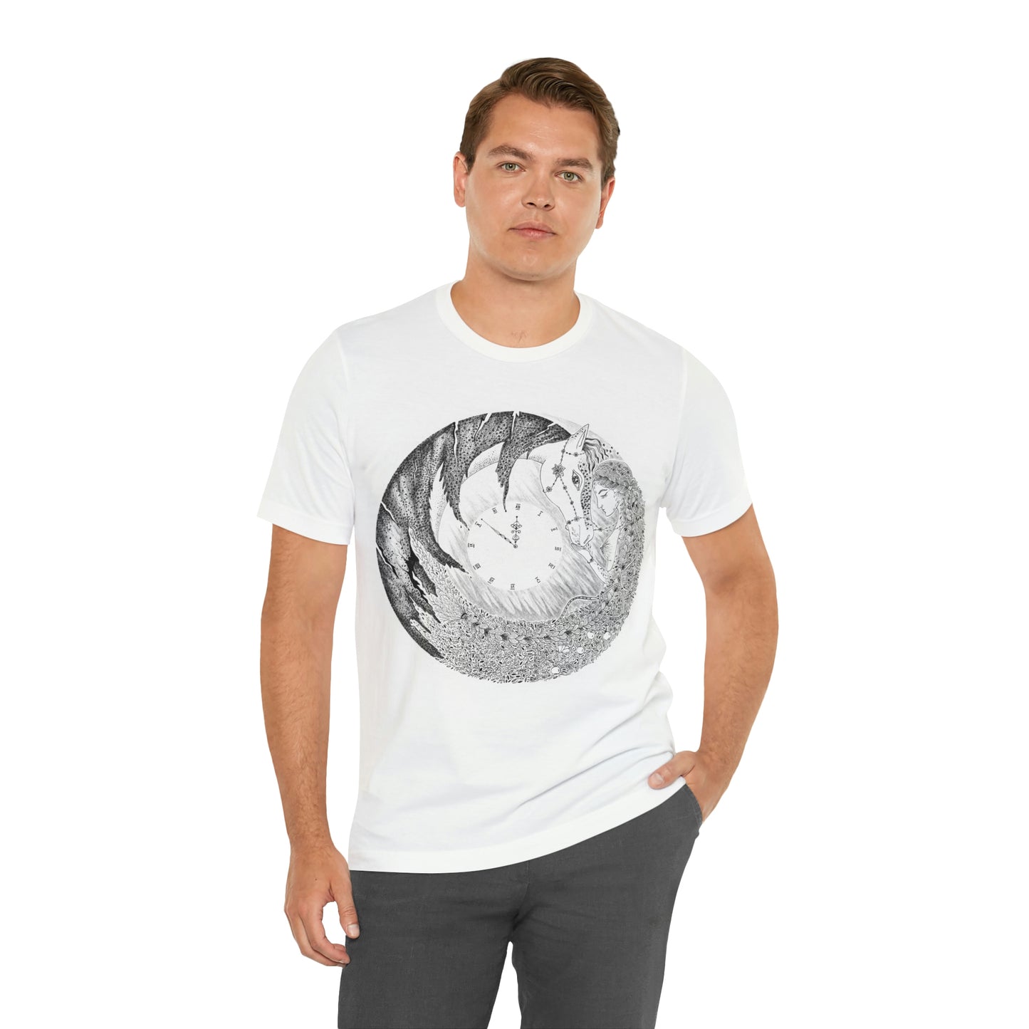 Chinese Years Sign (Horse) Man White Edition