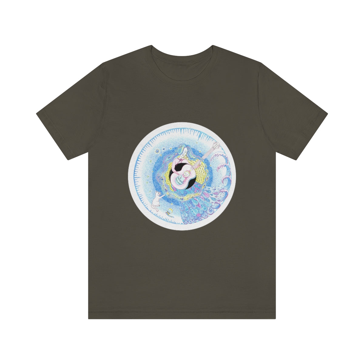 Zodiac Sign T Shirt (Aquarius) Unisex Regular Fit