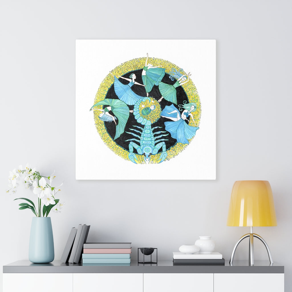 Zodiac Sign Canvas (Scorpio)