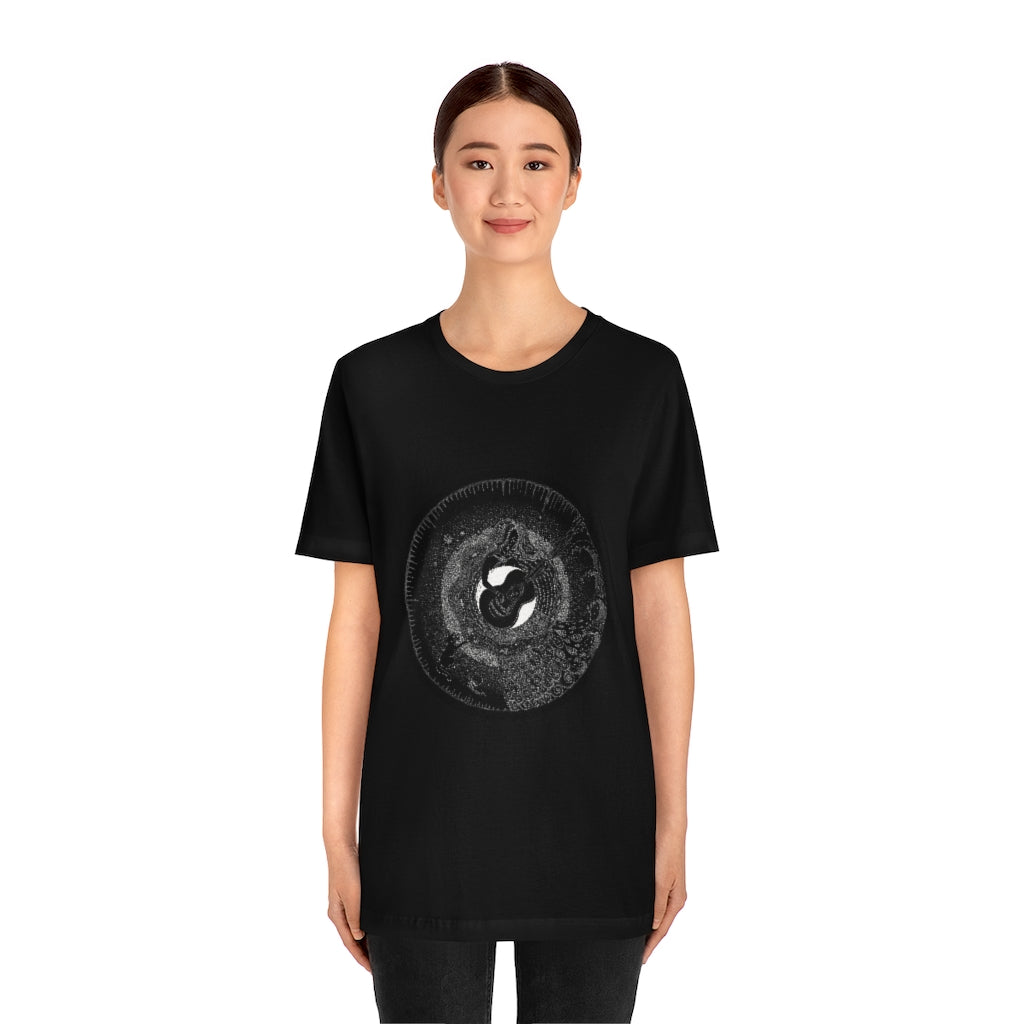 Zodiac Sign T Shirt Black (Aquarius) Men Edition