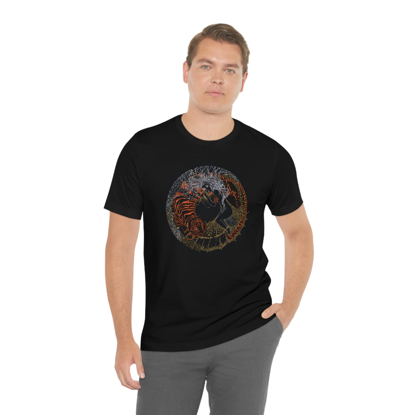 Chinese Zodiac Sign T Shirt (Tiger) Unisex Regular Fit