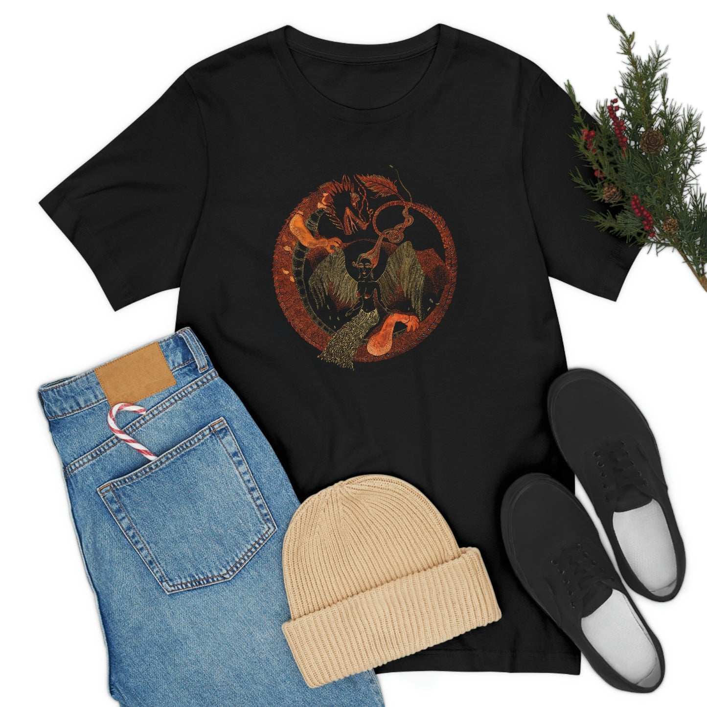 Chinese Zodiac Sign T Shirt (Dragon) Unisex Regular Fit