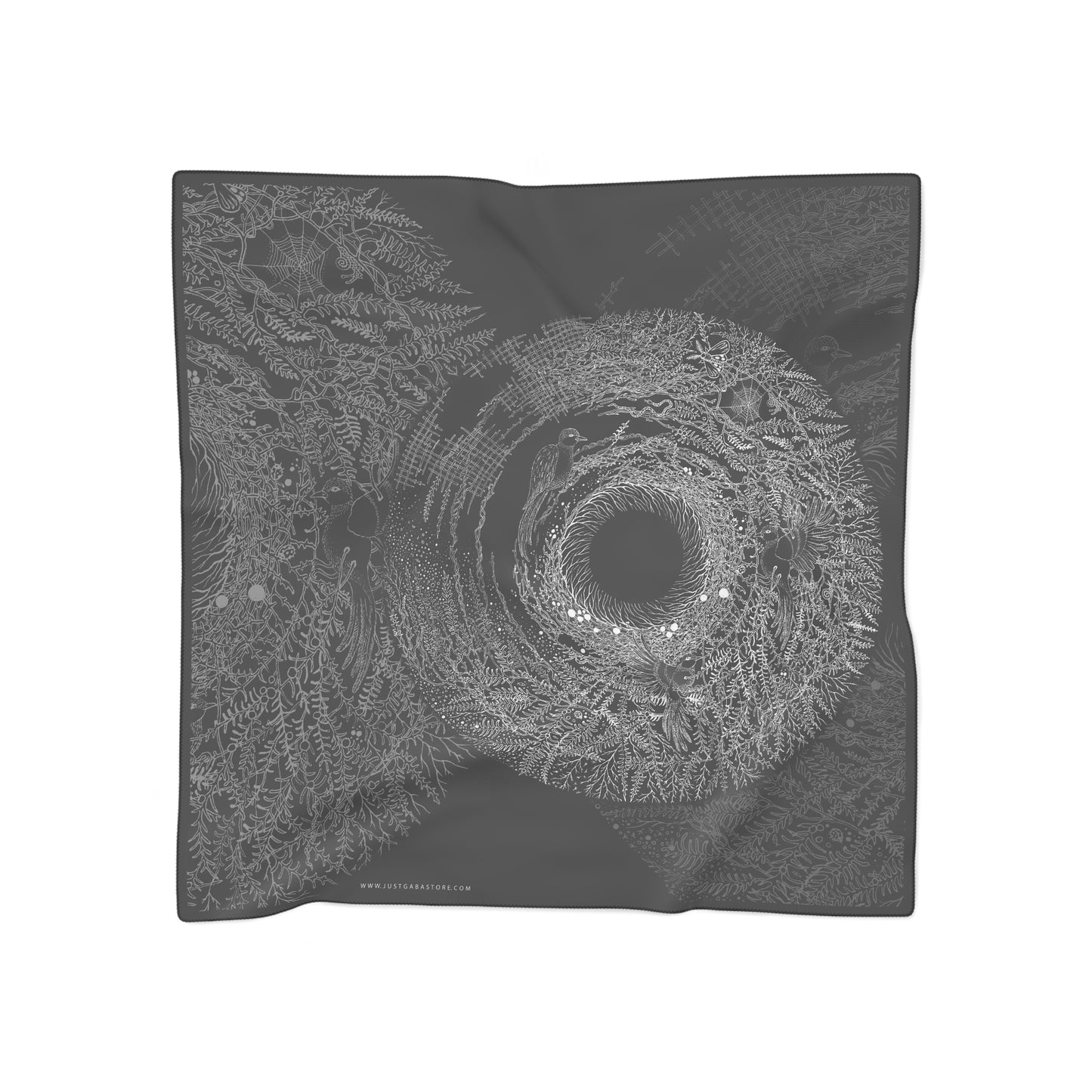Art Poly Scarf (Birds)