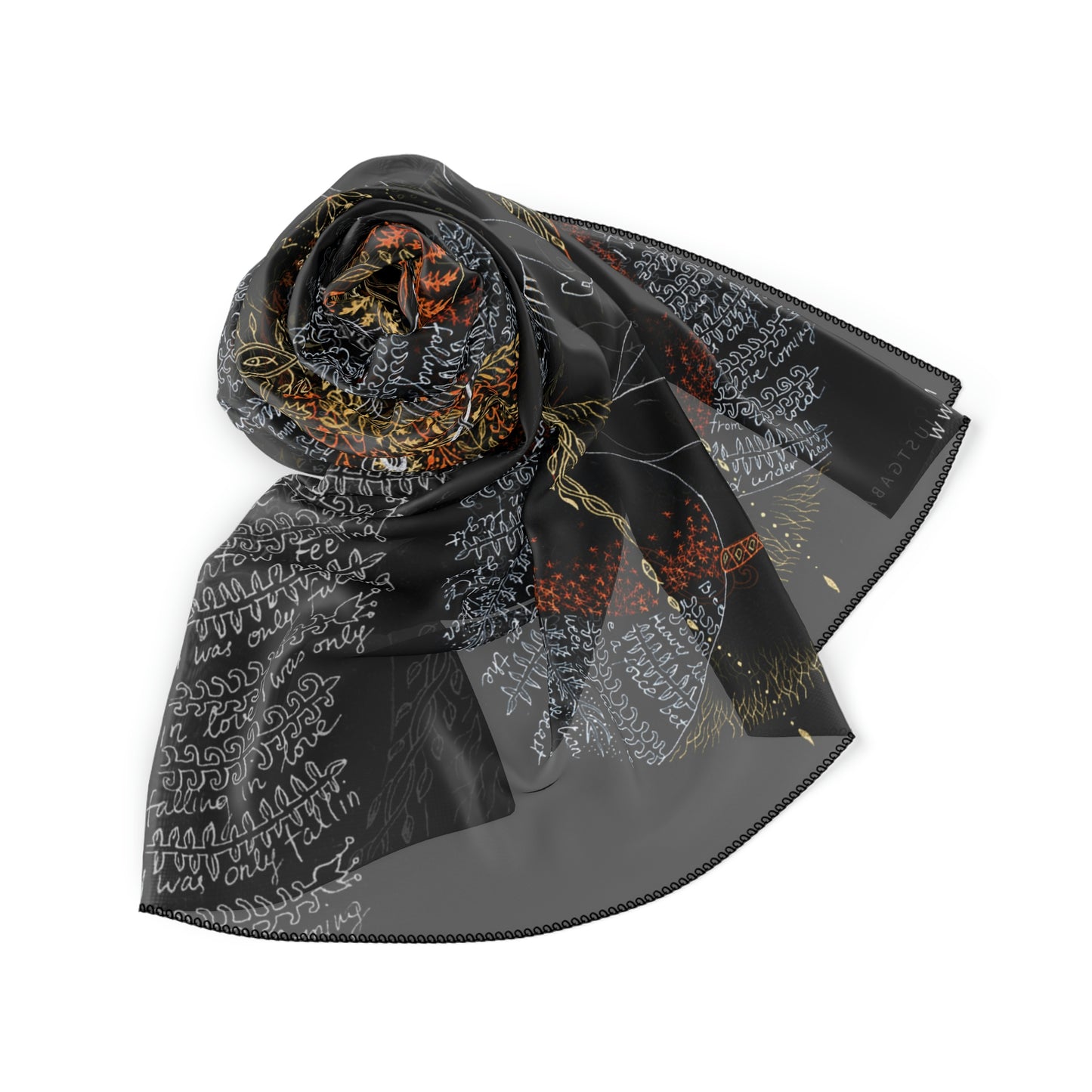 Chinese Years Zodiac Sign Poly Scarf (Rabbit)