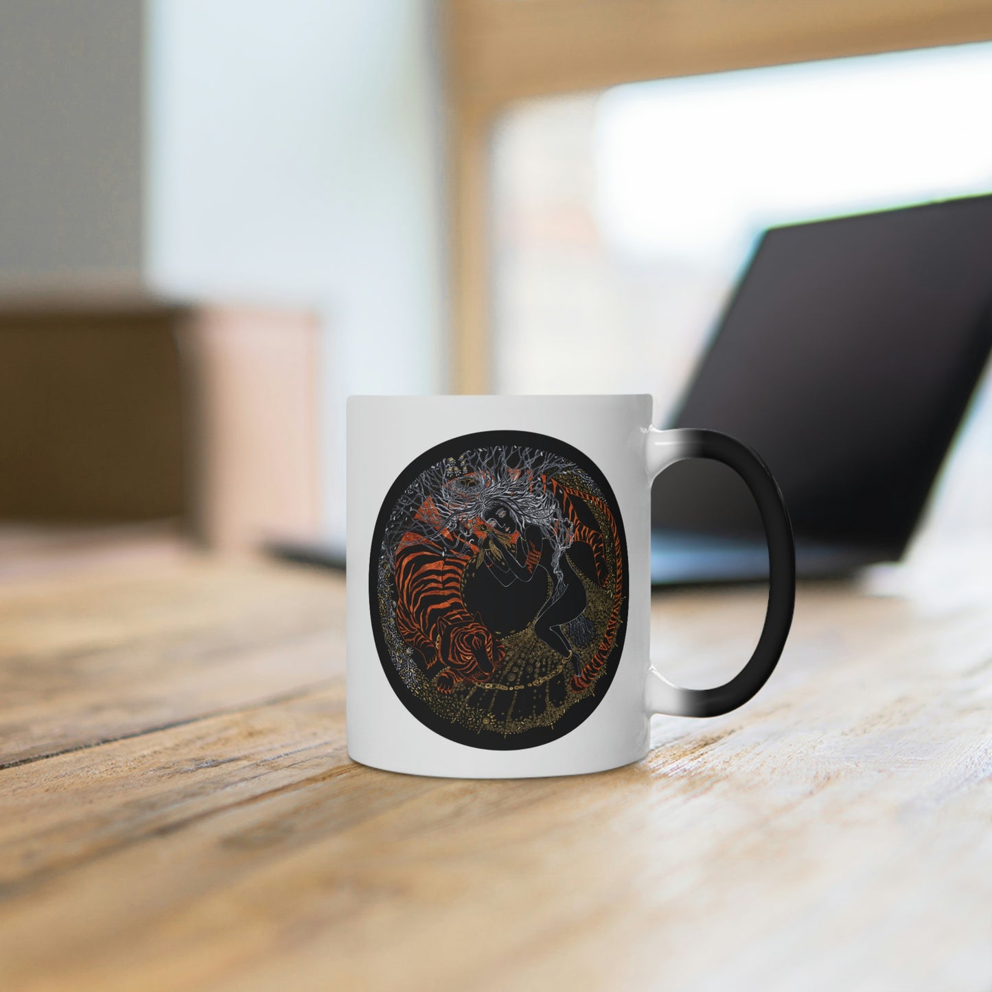 Chinese Zodiac Sign Color Changing Mug (Tiger)