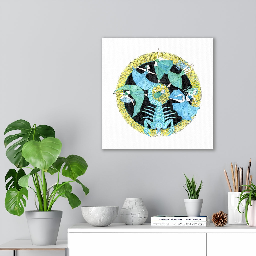 Zodiac Sign Canvas (Scorpio)