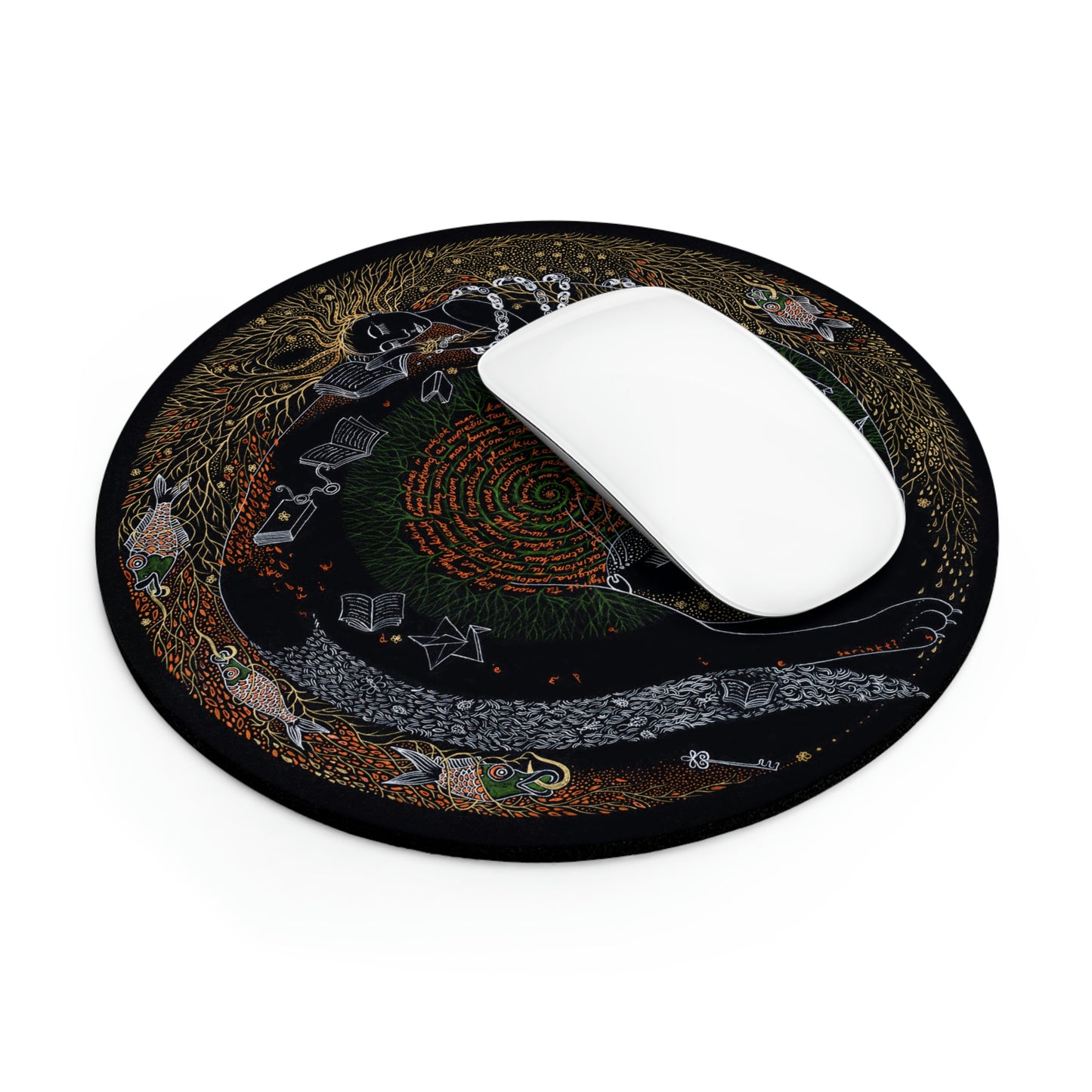Chinese Zodiac Sign Mouse Pad (Cat)