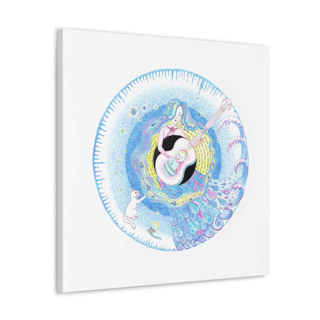 Zodiac Sign Canvas (Aquarius)