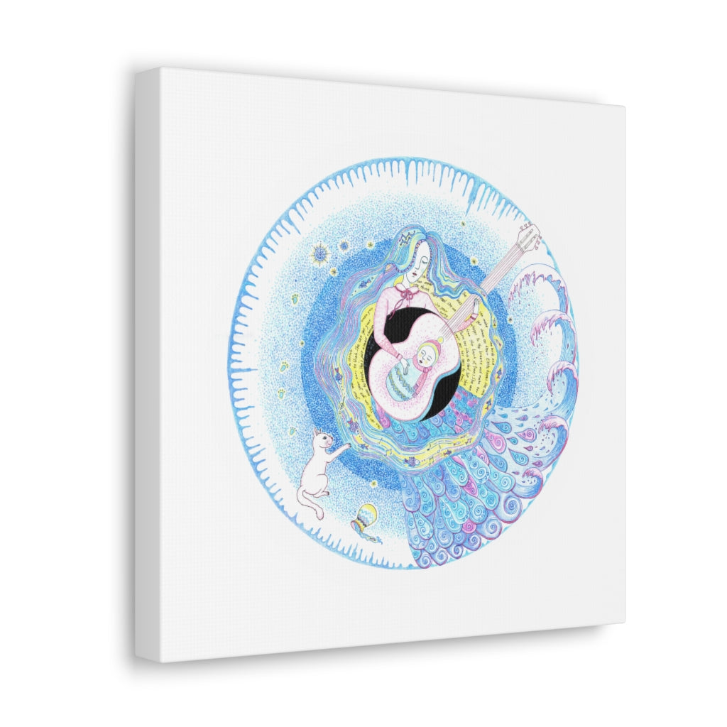 Zodiac Sign Canvas (Aquarius)