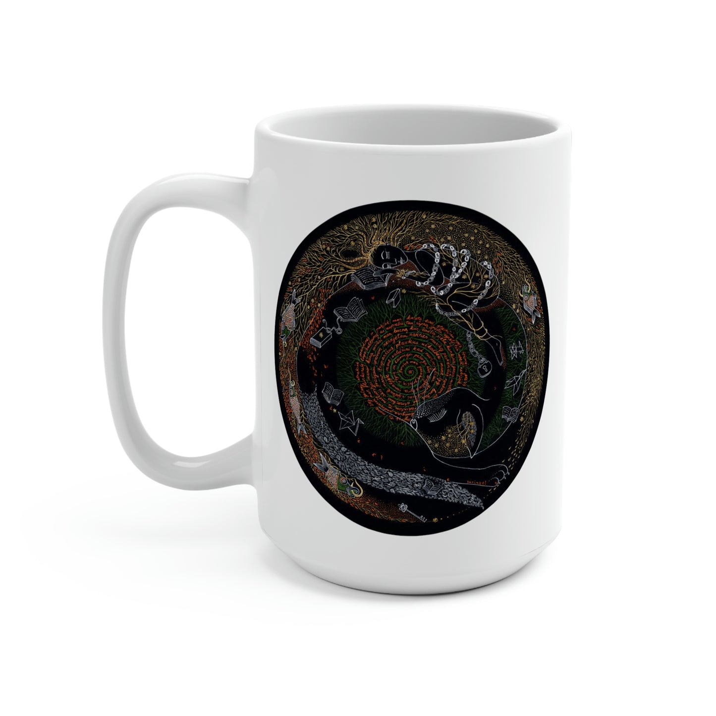 Chinese Zodiac Sign (Cat) Mug 15oz