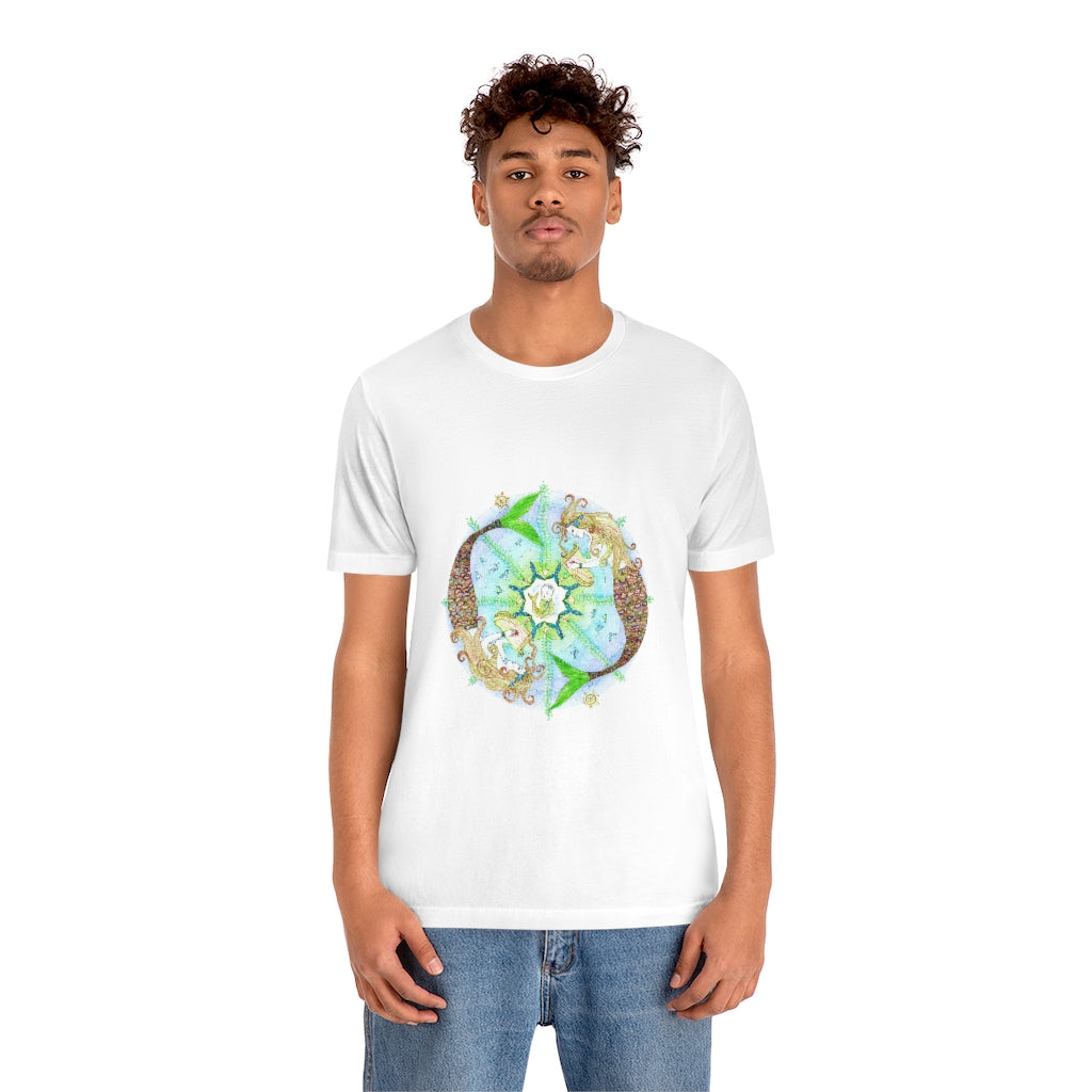 Zodiac Sign T Shirt (Pisces) Men