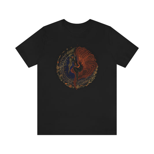Chinese Zodiac Sign T Shirt (Rooster) Unisex Regular Fit