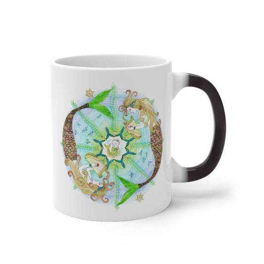 Zodiac Sign Color Changing Mug (Pisces)